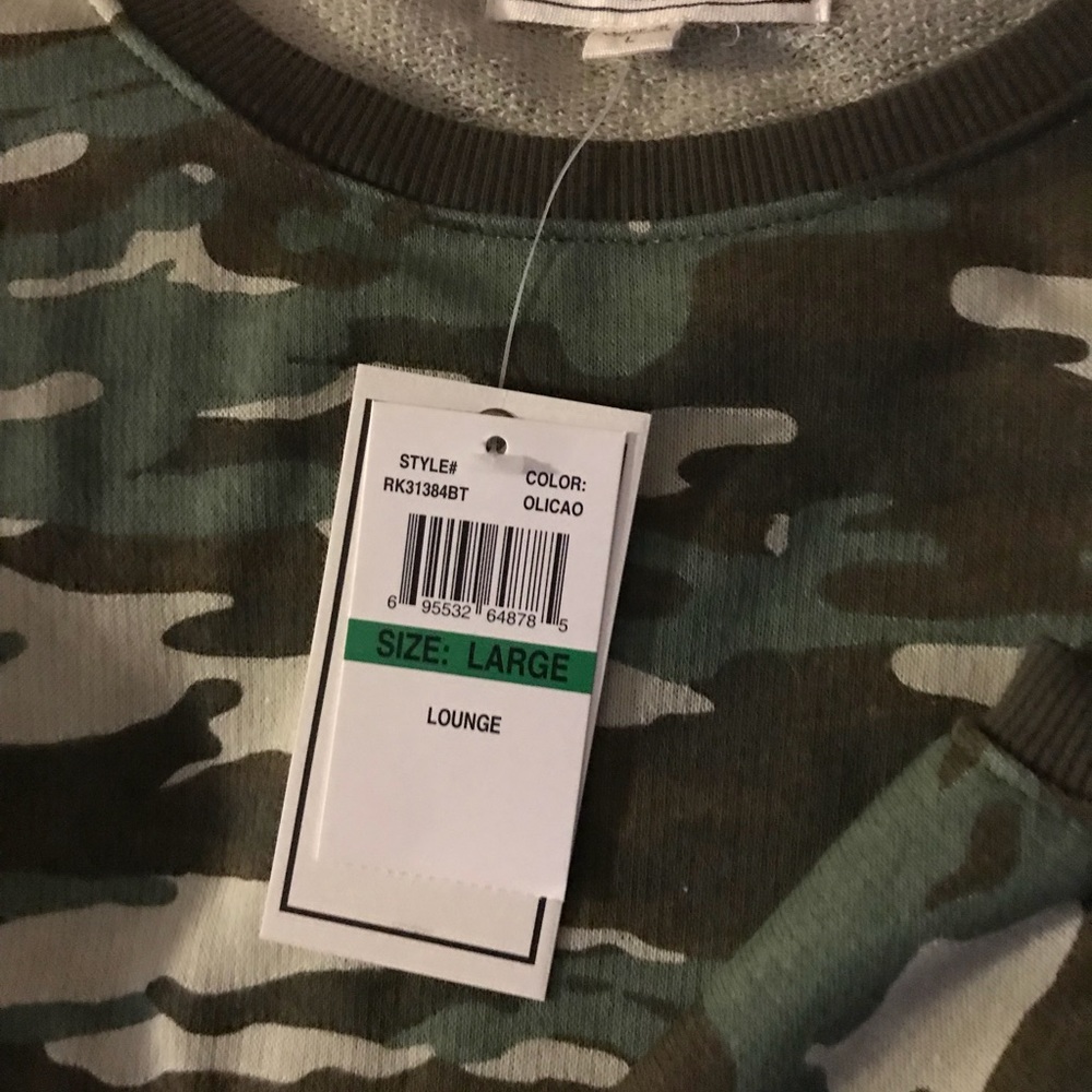 Camo sweater